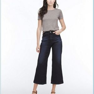 NEW AG Adriano Yvette High Rise Cropped Jeans